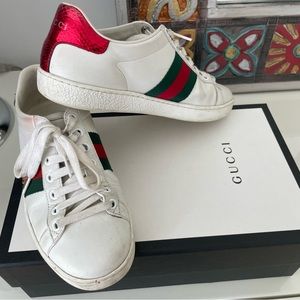 Gucci women’s Ace leather sneaker